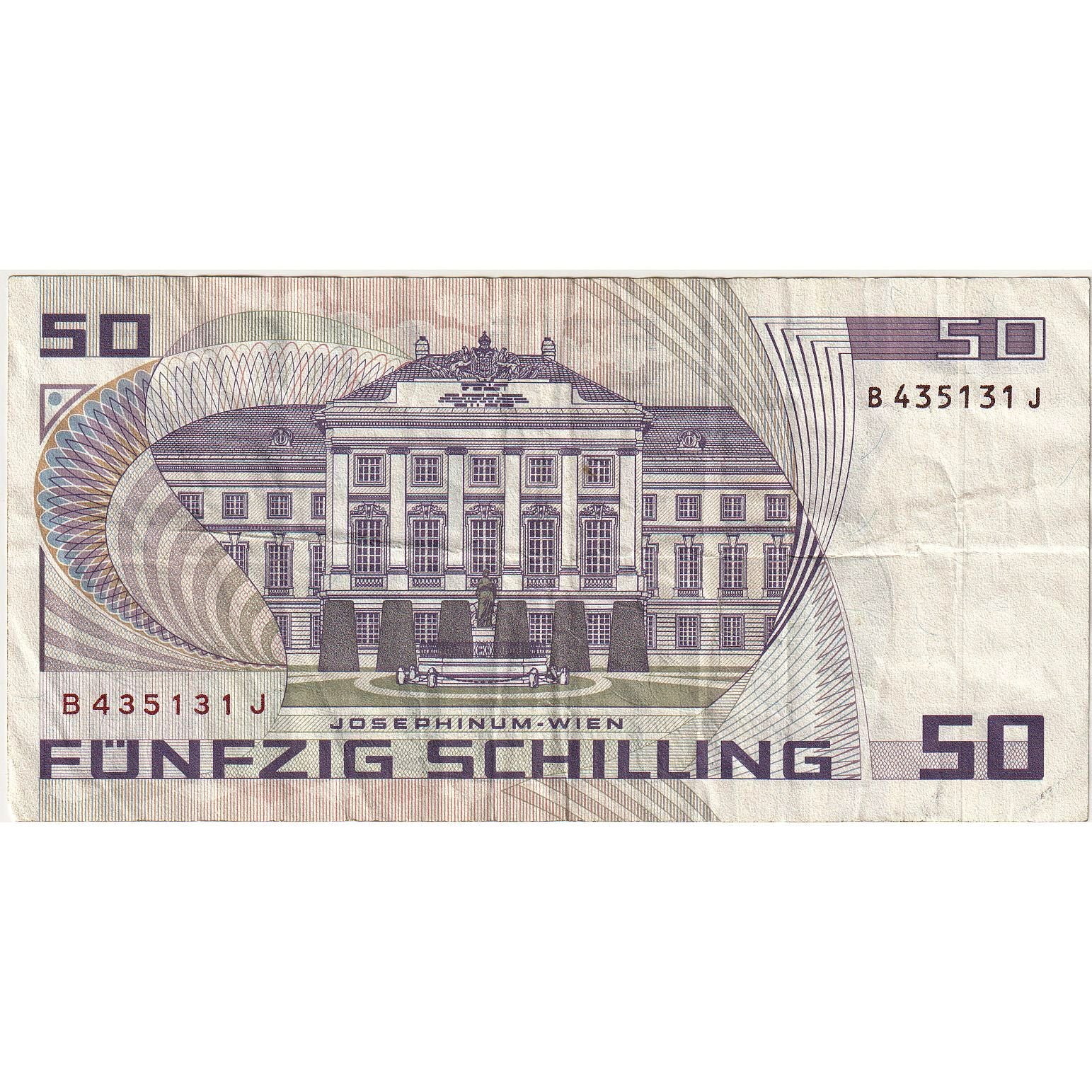 Austria, 50 Schilling, 1986-01-02, KM:149, EF(40-45)