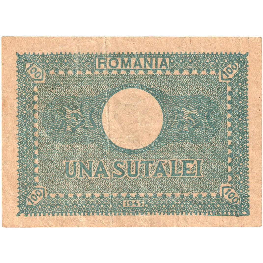 Rumunia, 100 Lei, 1945, KM:78, UNC(65-70)