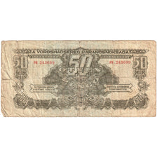 Hungary, 50 Pengö, 1944, KM:M7, VG(8-10)