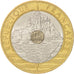 France, Mont Saint Michel, 20 Francs, 1993, MS(63), Tri-Metallic, KM:1008.2