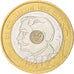 Francia, Pierre de Coubertin, 20 Francs, 1994, SPL, Tri-metallico, KM:1036, G...