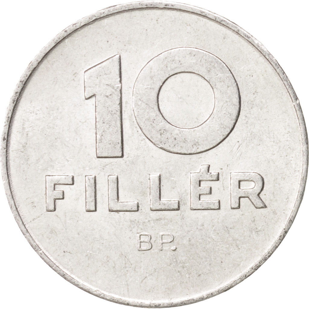 Monnaie, Hongrie, 10 Filler, 1976, Budapest, SUP, Aluminium, KM:572