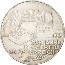 Austria, 100 Schilling Innviertel, 1979, AU(55-58), Silver, KM:2943