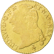 France, Louis XVI, Louis d'or à la tête nue, 1786, Paris, VF(30-35), Gadoury:361