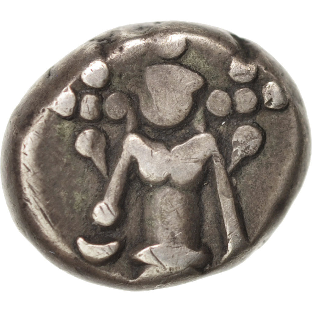 Coin, INDIA-BRITISH, MADRAS PRESIDENCY, 2 Fanam, Madras, EF(40-45), Silver