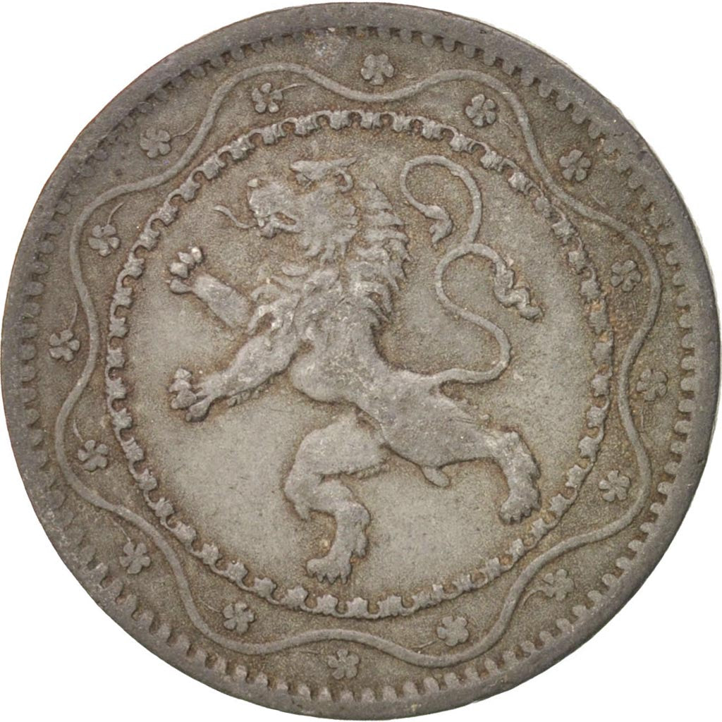 Belgium, 5 Centimes, 1915, AU(50-53), Zinc, KM:80