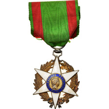 França, Médaille du Mérite Agricole, Medal, 1883, Qualidade Boa, Prata, 40