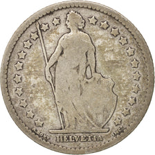 Switzerland, Franc, 1886, Bern, F(12-15), Silver, KM:24