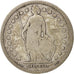 Switzerland, Franc, 1886, Bern, F(12-15), Silver, KM:24