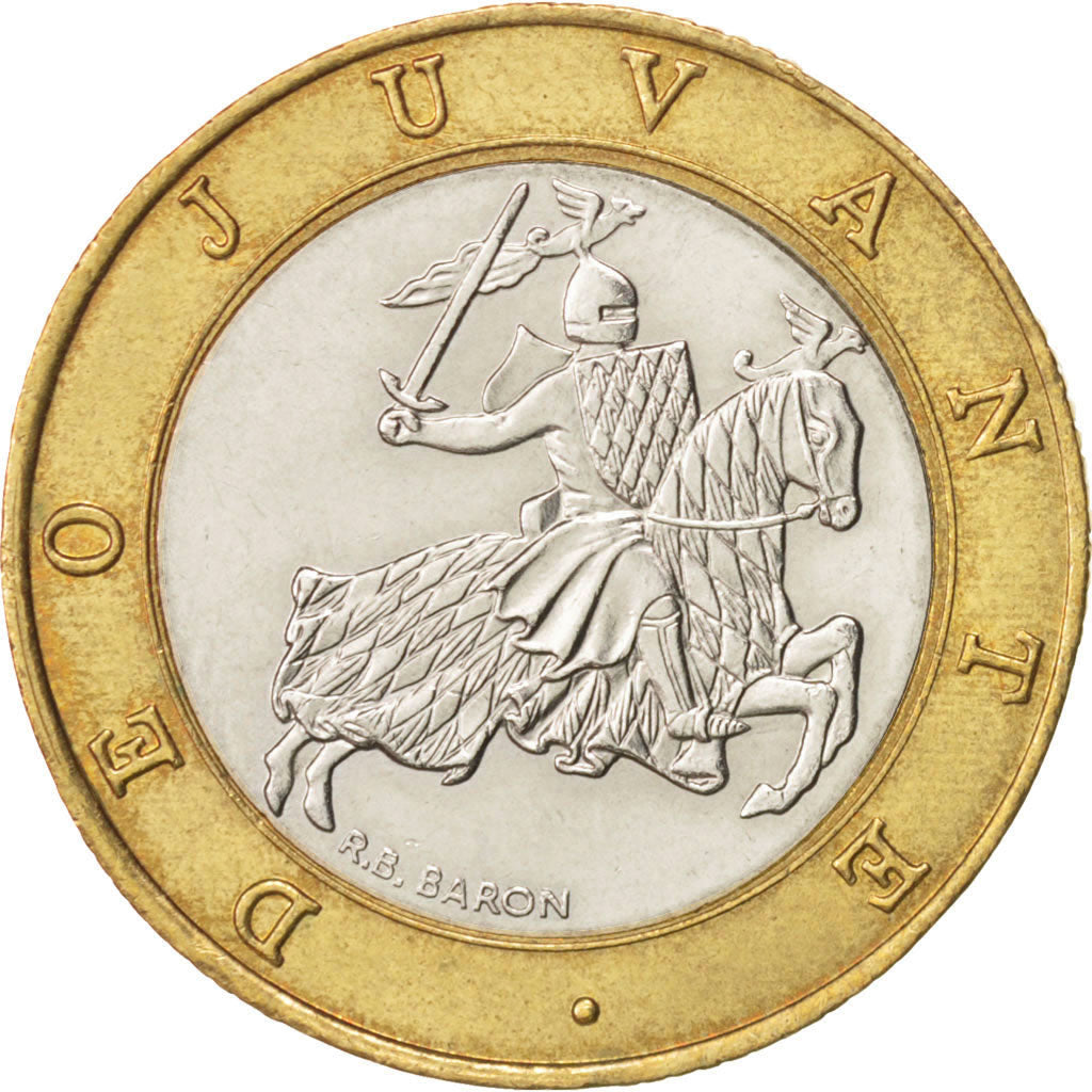 Monaco, Rainier III, 10 Francs, 1997, MS(64), Bi-Metallic, KM:163
