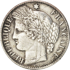 France, Cérès, 50 Centimes, 1882, Paris, AU(50-53), Silver, Gadoury:419a
