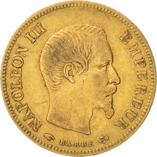 France, Napoleon III, 10 Francs, 1855, Paris, TTB, Gold, KM:784.3, Gadoury:1014