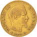 Frankreich, Napoleon III, 10 Francs, 1859, Strasbourg, VF(30-35), Gold, KM:784.4