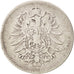 GERMANY - EMPIRE, Wilhelm I, Mark, 1874, Karlsruhe, VF(30-35), Silver, KM:7