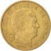 Monaco, Rainier III, 50 Centimes, 1962, EF(40-45), Aluminum-Bronze, KM:144