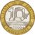 Moneta, Francja, Génie, 10 Francs, 2000, MS(63), Bimetaliczny, KM:964.1