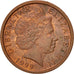 Gibraltar, Elizabeth II, 2 Pence, 1999, MS(60-62), Copper Plated Steel, KM:774