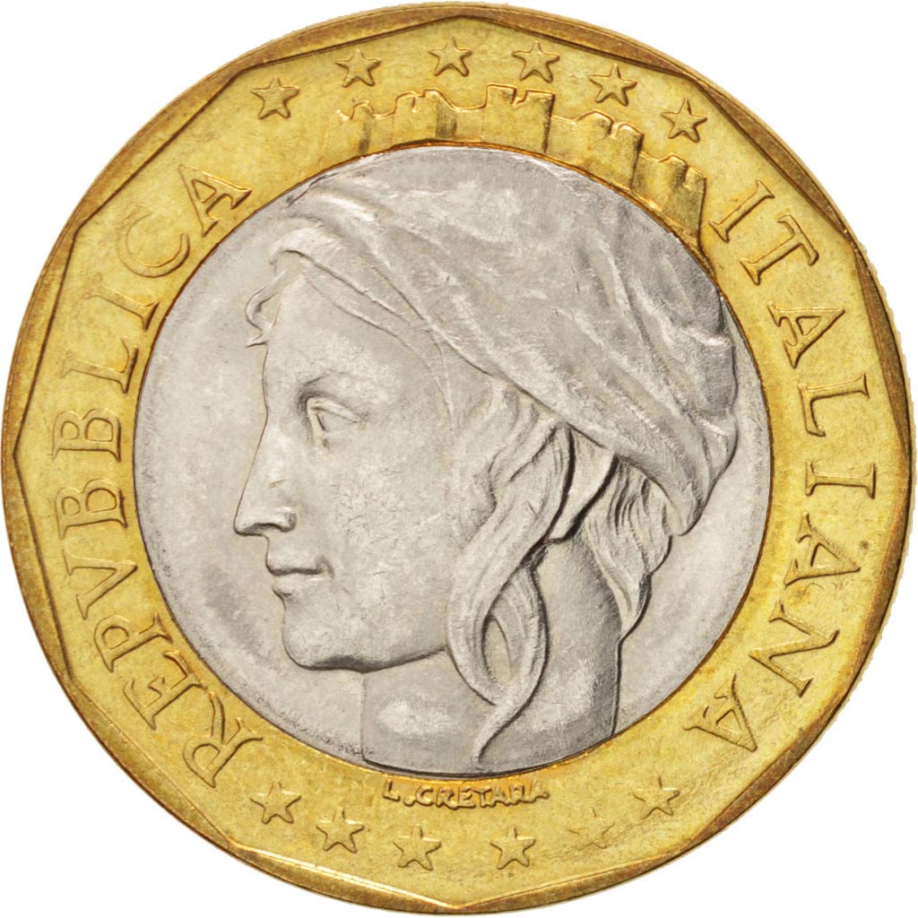 Italy, 1000 Lire, 1998, Rome, MS(64), Bi-Metallic, KM:194