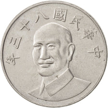 CHINA, REPUBLIC OF, TAIWAN, 10 Yüan, 1994, AU(55-58), Copper-nickel, KM:553