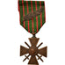 France, Croix de Guerre, Une palme, Medal, 1914-1915, Excellent Quality, Bronze