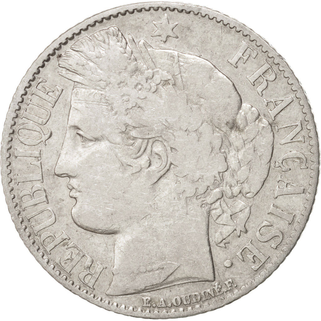 Coin, France, Cérès, Franc, 1895, Paris, VF(30-35), Silver, KM:822.1