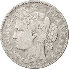 Coin, France, Cérès, 2 Francs, 1887, Paris, VF(30-35), Silver, KM:817.1