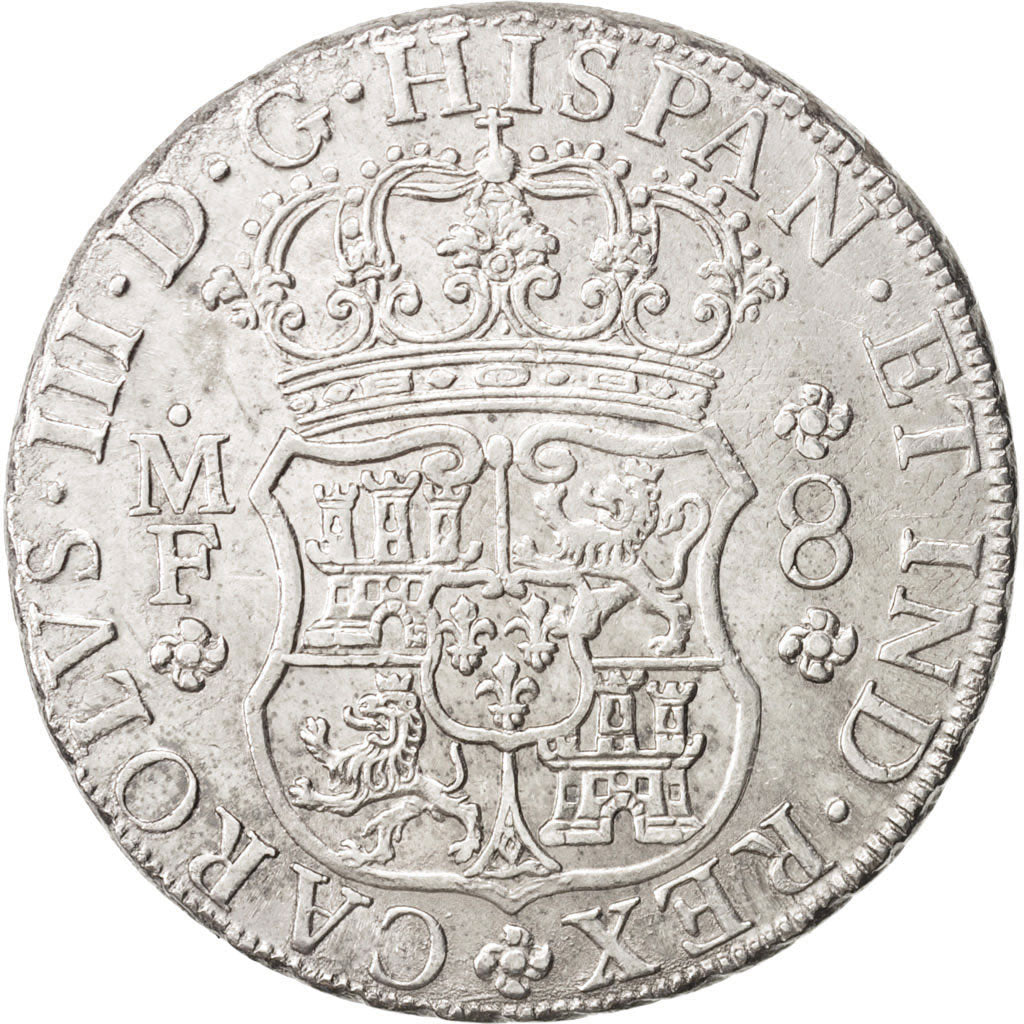 Mexico, Charles III, 8 Réales, 1767, Mexico City, EF(40-45), Silver, KM:105