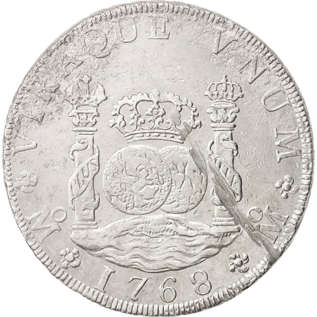 Messico, Charles III, 8 Réales, 1768, Mexico City, BB, Argento, KM:105