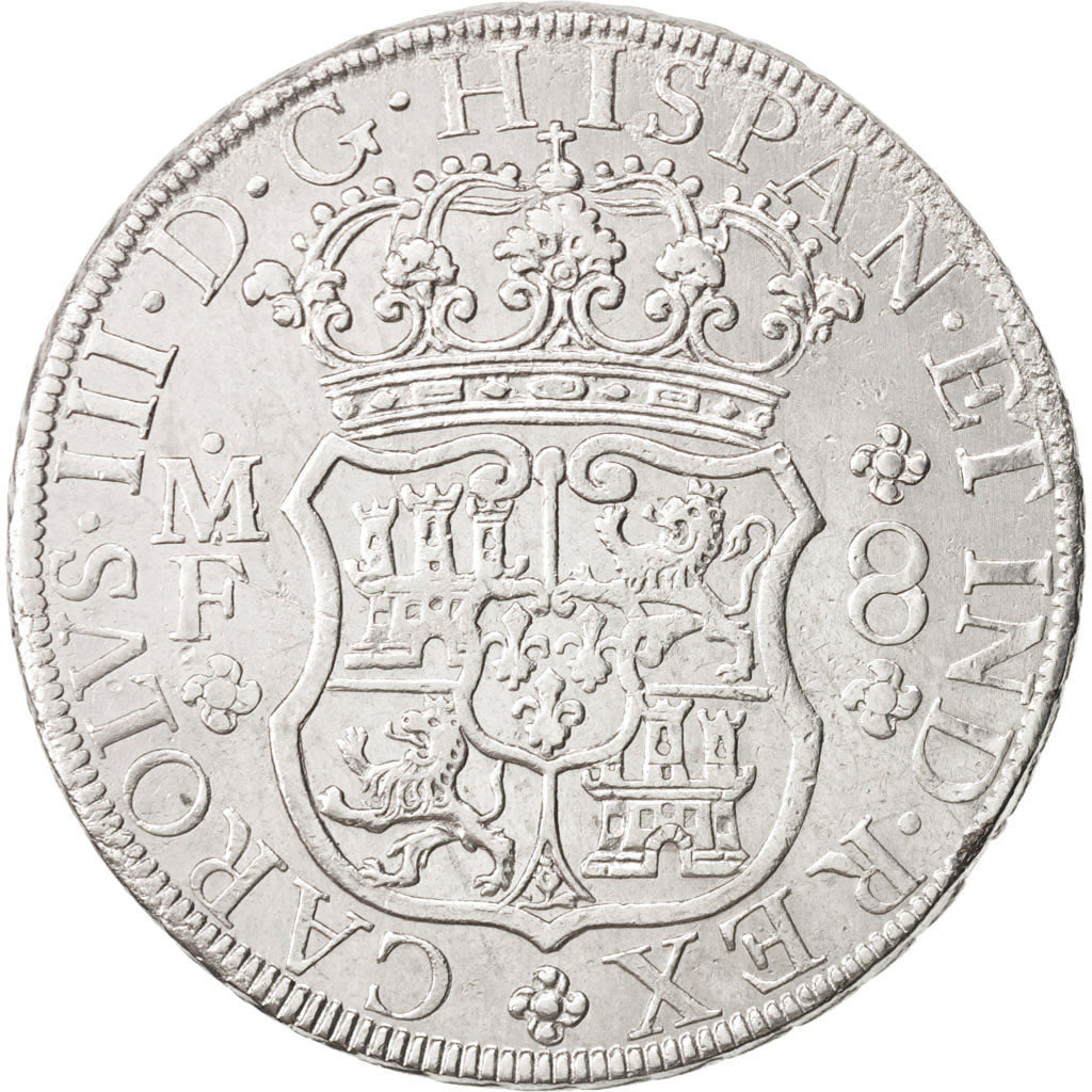 Messico, Charles III, 8 Réales, 1768, Mexico City, BB, Argento, KM:105