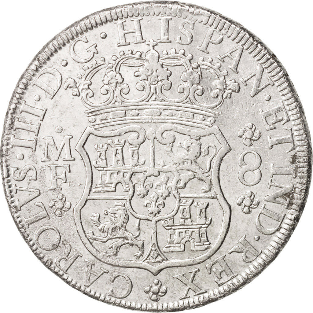 Mexico, Charles III, 8 Réales, 1770, Mexico City, EF(40-45), Silver, KM:105