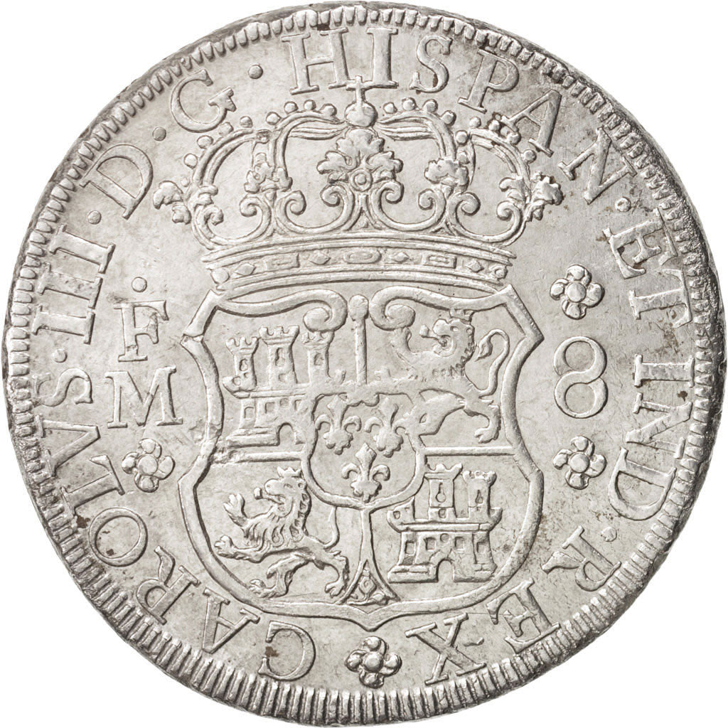 Mexico, Charles III, 8 Réales, 1770, Mexico City, EF(40-45), Silver, KM:105