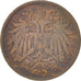 Munten, Oostenrijk, Franz Joseph I, 2 Heller, 1894, FR+, Bronze, KM:2801
