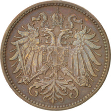 Coin, Austria, Franz Joseph I, 2 Heller, 1897, EF(40-45), Bronze, KM:2801