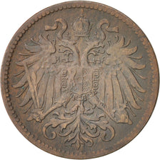 Austria, Franz Joseph I, 2 Heller, 1898, VF(30-35), Bronze, KM:2801