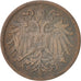 Austria, Franz Joseph I, 2 Heller, 1898, VF(30-35), Bronze, KM:2801