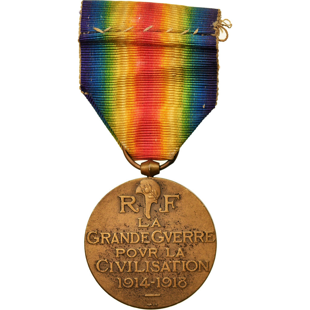 Francja, La Grande Guerre pour la Civilisation, Medal, 1914-1918, Bardzo dobra