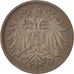 Moneta, Austria, Franz Joseph I, 2 Heller, 1899, AU(50-53), Bronze, KM:2801