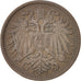 Moneta, Austria, Franz Joseph I, 2 Heller, 1899, BB+, Bronzo, KM:2801