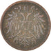 Austria, Franz Joseph I, 2 Heller, 1902, EF(40-45), Bronze, KM:2801