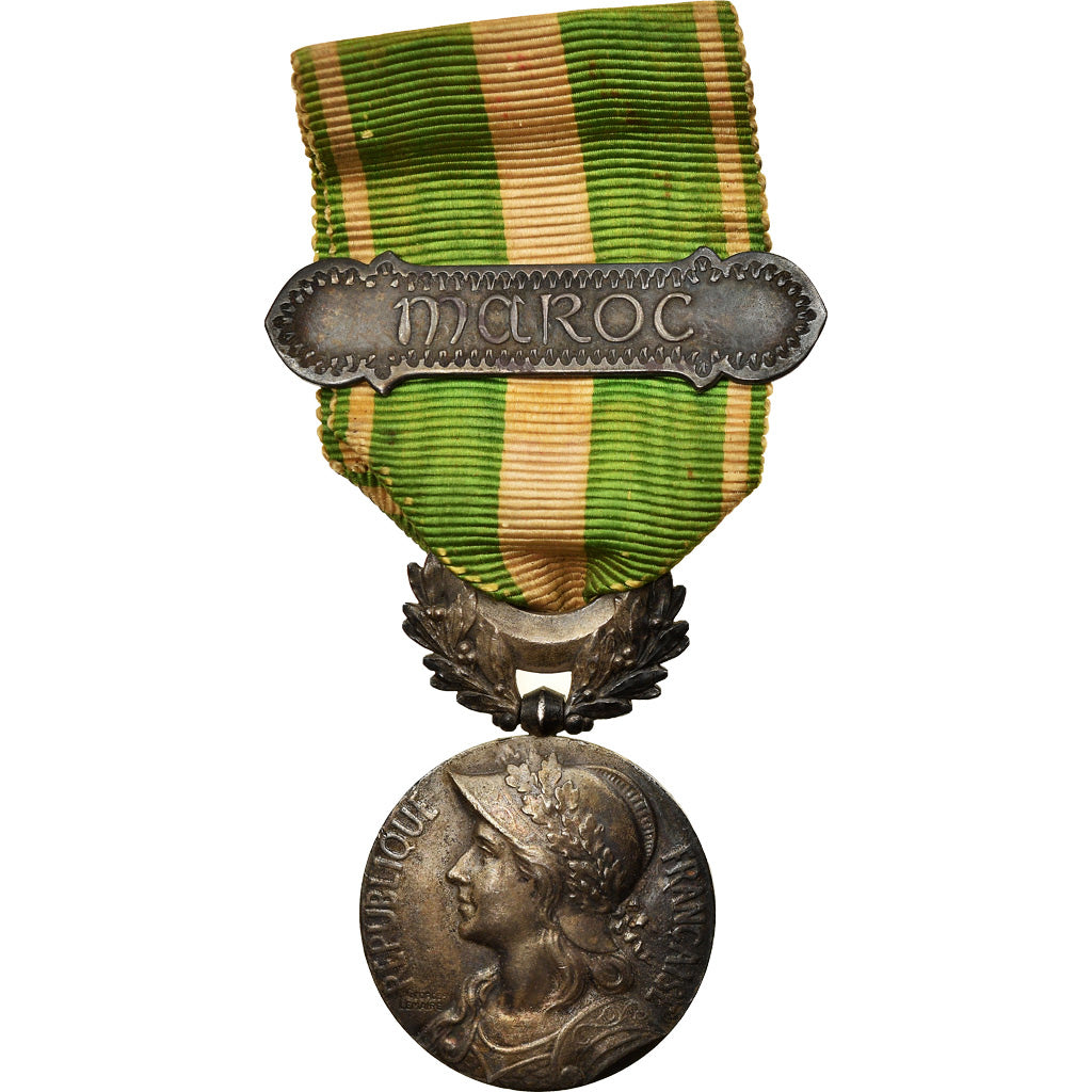 France, Médaille Coloniale du Maroc, Guerre du RIF, Medal, Excellent Quality