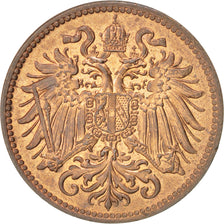 Austria, Franz Joseph I, 2 Heller, 1914, MS(64), Bronze, KM:2801