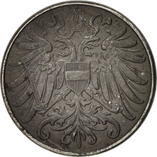Austria, Karl I, 2 Heller, 1917, AU(50-53), Iron, KM:2824