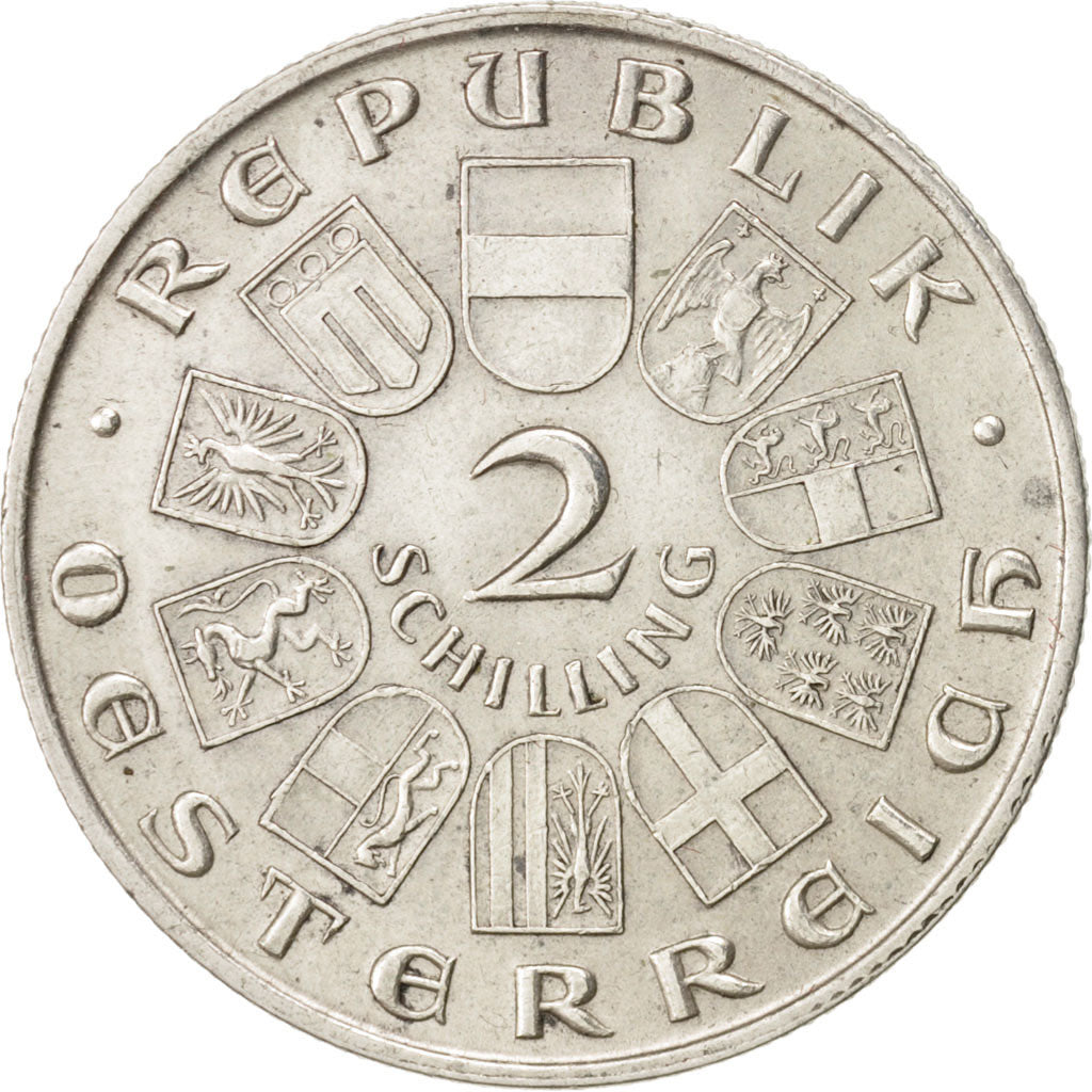 Austria, 2 Schilling, 1929, AU(50-53), Silver, KM:2844