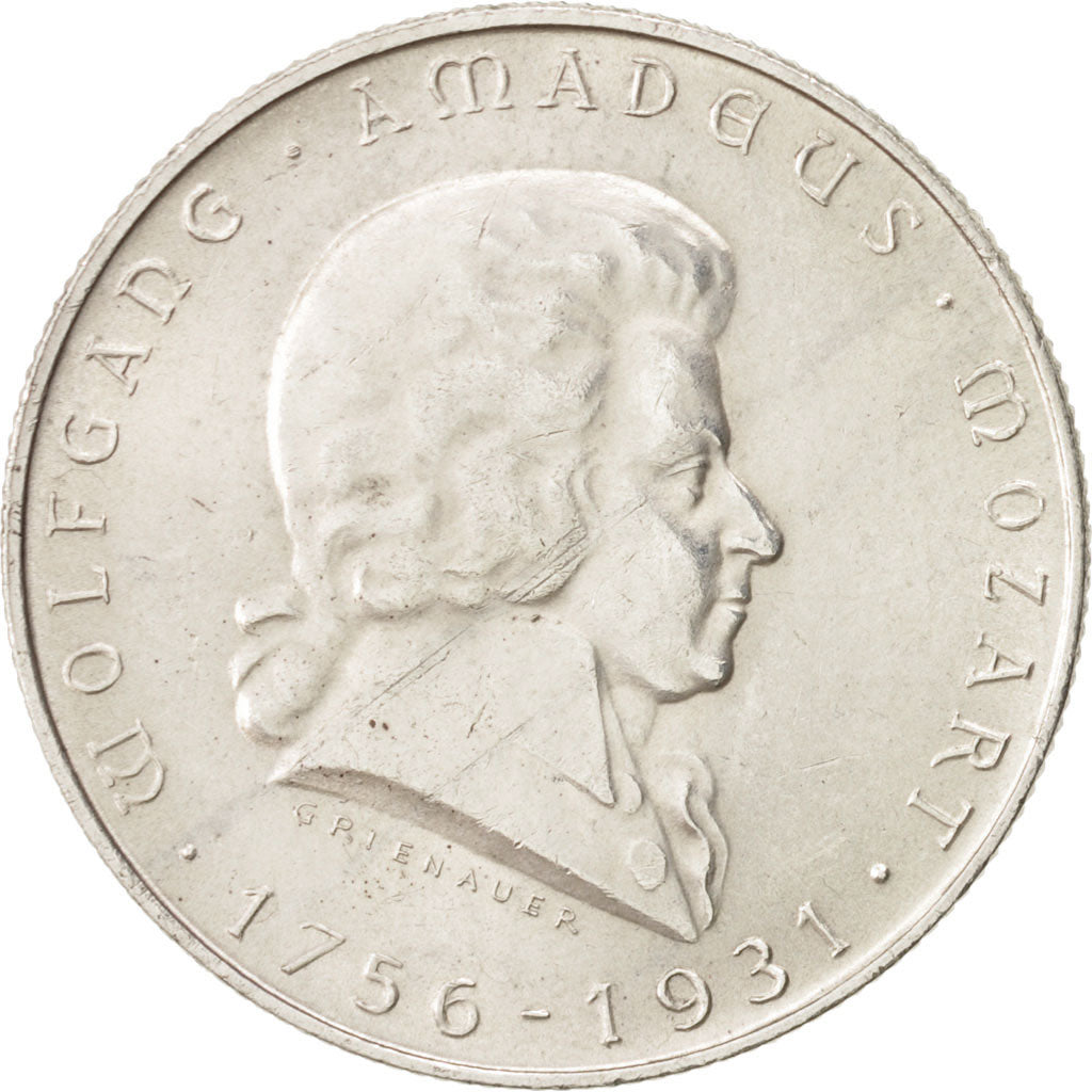 Austria, 2 Schilling, 1931, AU(55-58), Silver, KM:2847