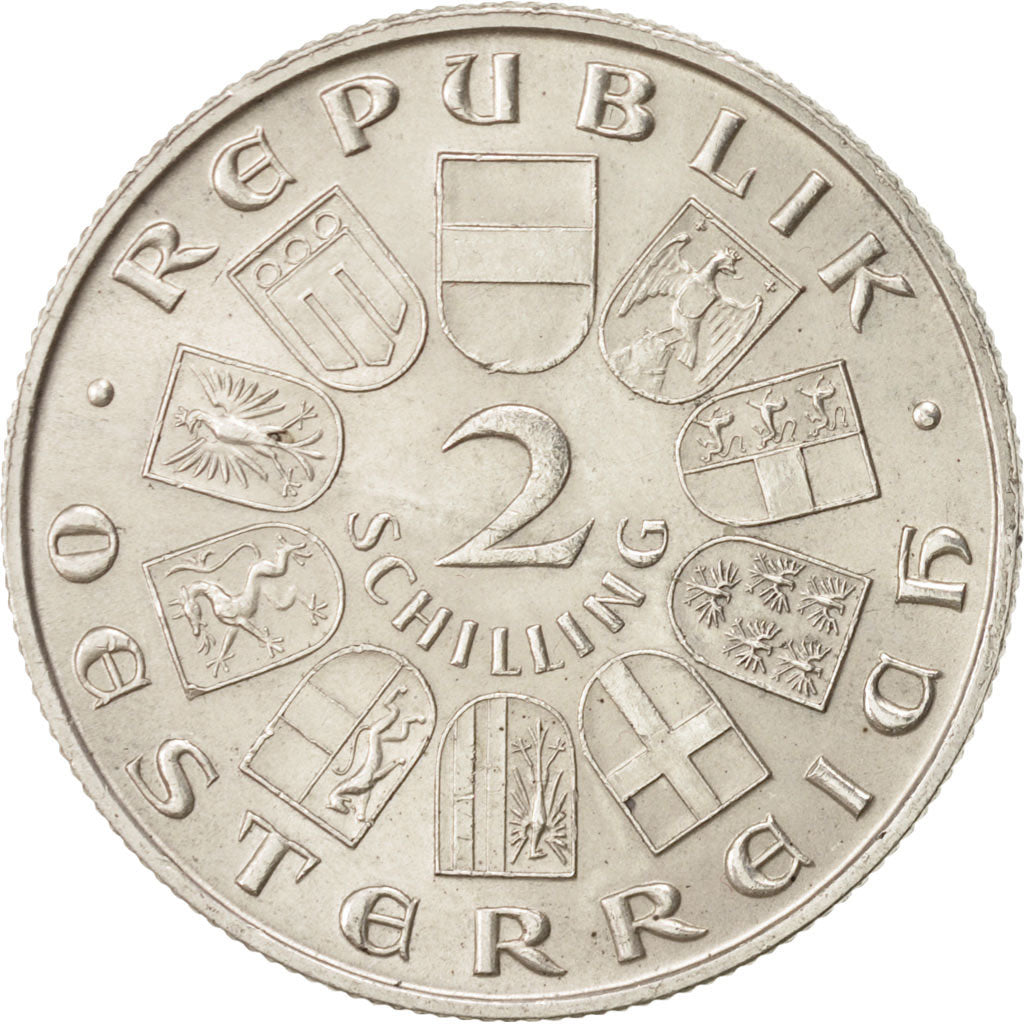 Austria, 2 Schilling, 1931, AU(55-58), Silver, KM:2847