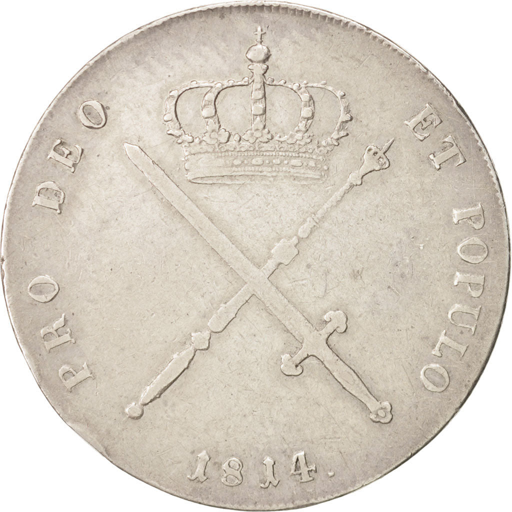 Coin, German States, BAVARIA, Maximilian IV, Josef, Thaler, Krone, 1814, Munich