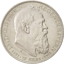 German States, BAVARIA, Otto, 2 Mark, 1911, Munich, AU(55-58), Silver, KM:997