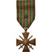 França, Croix de Guerre, Une Etoile, Medal, 1914-1918, Qualidade Excelente