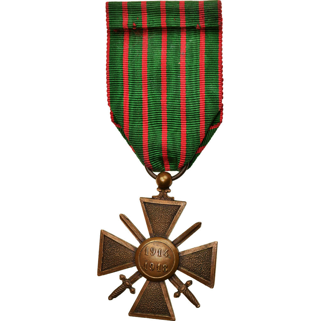 France, Croix de Guerre, Une Etoile, Medal, 1914-1918, Excellent Quality