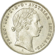 Munten, Oostenrijk, Franz Joseph I, 10 Kreuzer, 1855, Vienna, PR+, Zilver